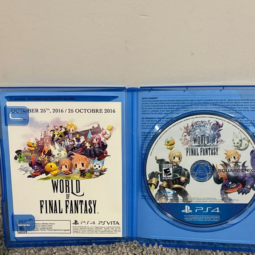 World of Final Fantasy Day One Edition PS4 Game